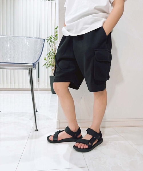 ZIーON パンツ カーゴハーフパンツ キッズ 子供服 男の子 女の子