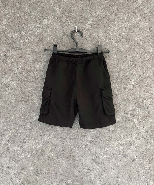 STONE  junior カーゴハーフパンツ　ブラック　14Y STONE junior カーゴハーフパンツ ブラック 14Y シャカシャカ