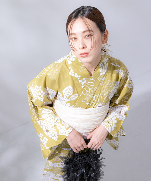 SENSE OF PLACE by URBAN RESEARCH 浴衣2点セット 浴衣2点セットA(変織紅梅)（浴衣）｜SENSE OF PLACE by URBAN