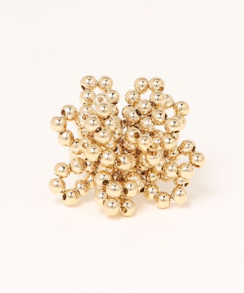 送料関税込【AMY O】Bead Chain Ring ビーズ リング☆国内発送♪ 指輪 「 ammy. / エイミードット 」 ボリューム ビーズ リング