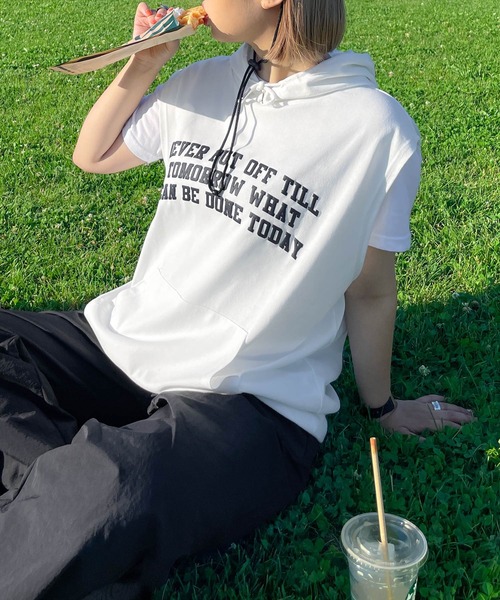 ベスト ジレ フード付きロゴベスト レディース : ZOZOTOWN Yahoo