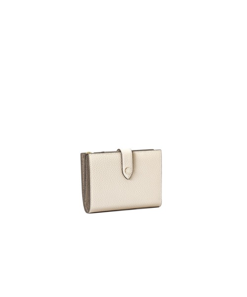二つ折り財布 財布 ベルテッド マルチ ミディアム ウォレット ボッタラートレザー レディース メンズの画像