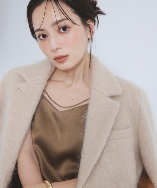 anuans モヘアシャギーテーラードジャケット anuans ジャケット テーラードジャケット モヘアシャギー