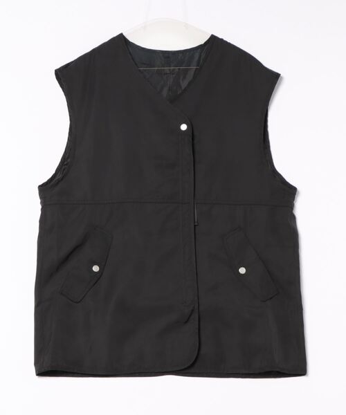 ベスト ジレ Eツイルセットミリタリーベスト レディース STYLEBLOCK ベスト ジレ Eツイルセットミリタリーベスト