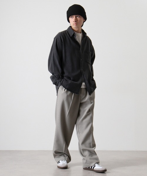 Jungle Storm シャツ Relaxed fit long sleeve denim shirt / L