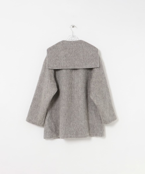 極美品✨現行品✨LAATO 2024秋冬　セーラーカラー　オーバコート　グレー LAATO コート アウター sailor over coat レディース : ZOZOTOWN