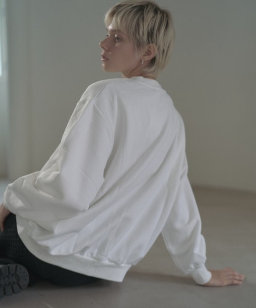 トレーナー スウェット Ebony Fusion Sweat エボニーフュージョンスエット レディース Muel Chic トレーナー スウェット Ebony Fusion Sweat エボニー