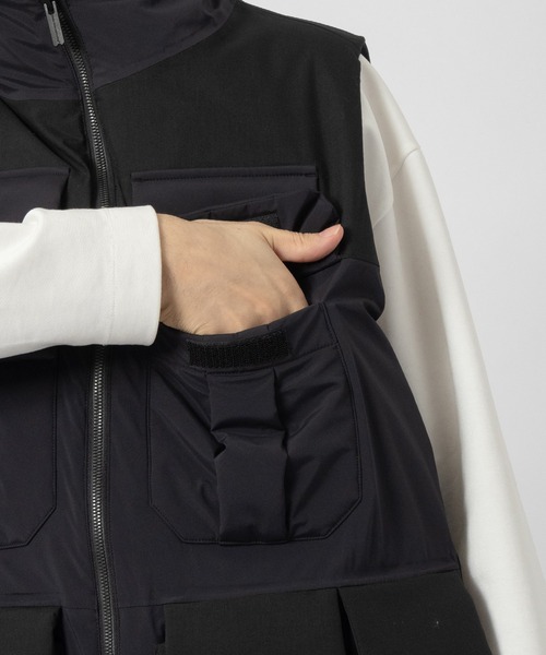 ダウンベスト ベスト 「別注」SAITOS 3L HYBRID DOWN VEST/洗える/軽くて暖かい メンズの画像