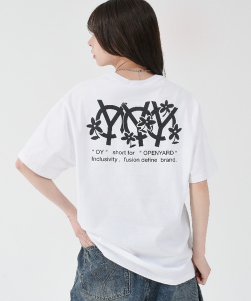 OY tシャツ 「OY/オーワイ」 TRIPLE FLOWER LOGO TEE/トリプル