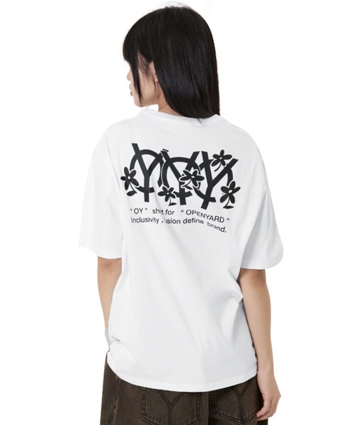 OY tシャツ 「OY/オーワイ」 TRIPLE FLOWER LOGO TEE/トリプル