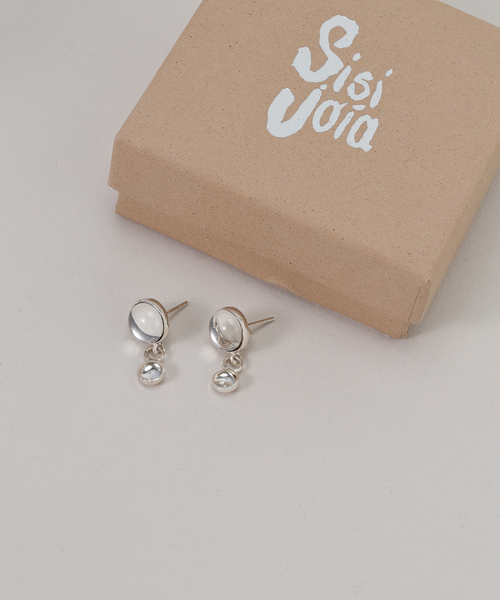 SISI JOIA シシジョイア フラワーピアス セール】【Sisi Joia】Slightly Bigger FLEUR（ピアス（両耳用