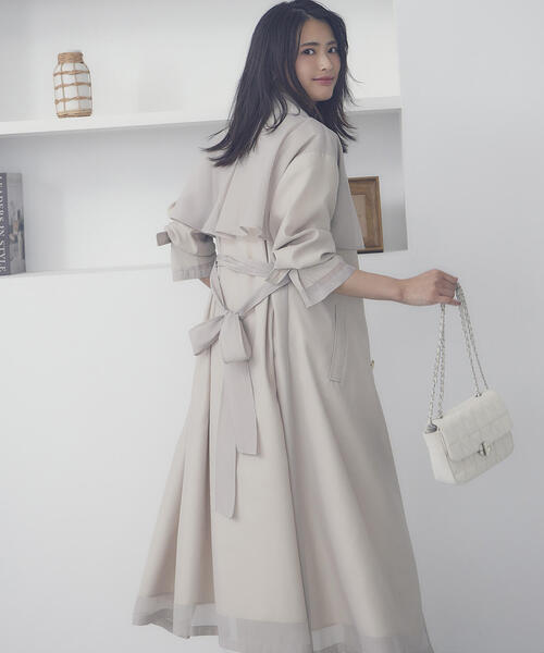 PROPORTION BODY DRESSING トレンチコート コート シアー