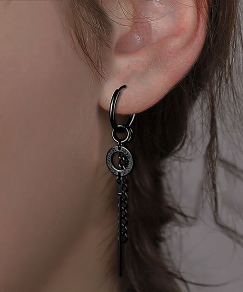 SBG by 7JEWELRY アレルギー対応 ピアス SBG ローマ数字リング