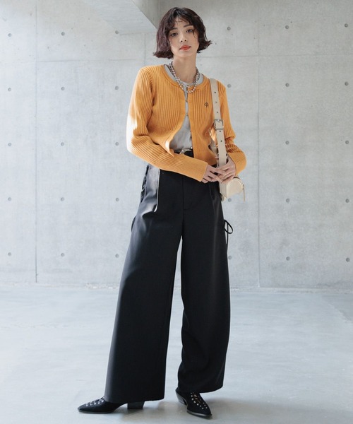 PAGEBOY ニット セーター ピグメントホックリブニット