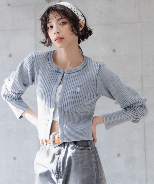 PAGEBOY（ページボーイ） ニット セーター ピグメントホックリブニット