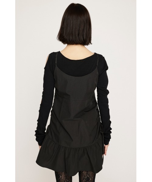 SLY スライ GATHER CAMI ショートワンピース SLY ワンピース GATHER CAMI S/OP ギャザー キャミ ショート