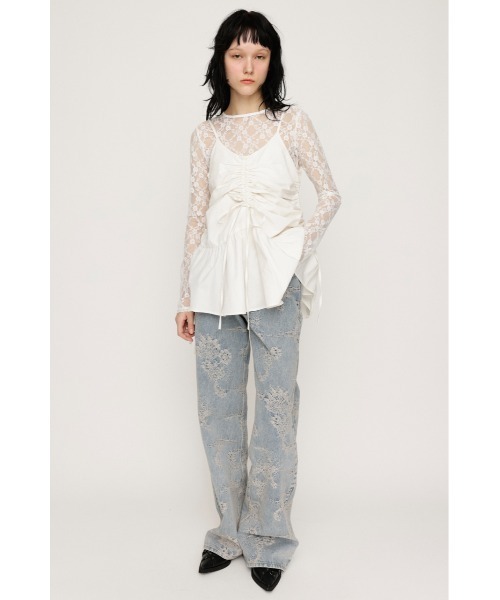 SLY ワンピース GATHER CAMI S/OP ギャザー キャミ ショート