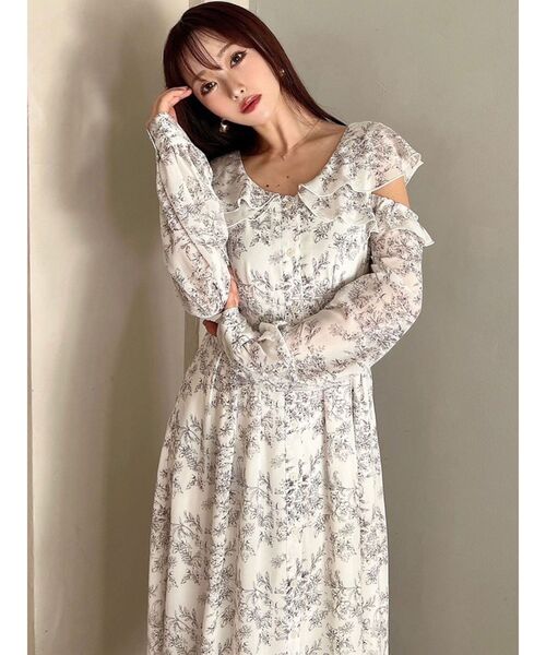 RESEXXY シャツワンピース コルセットシャツフレアワンピース