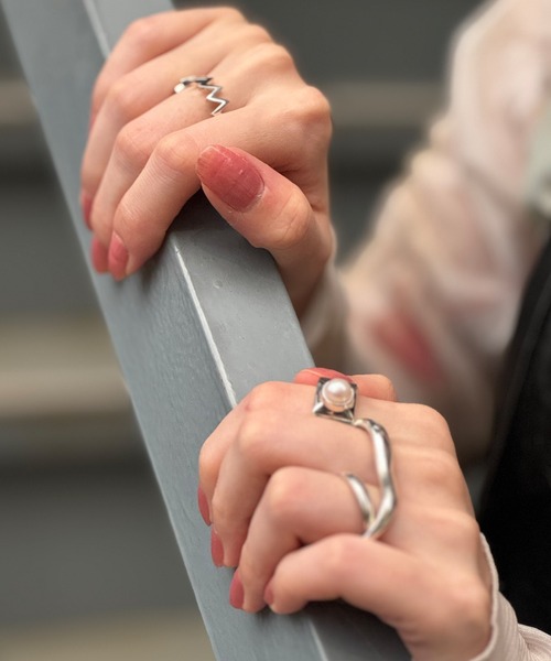 lambda ラムダ　シルバー　ダブルフィンガーリング シルバー ダブルフィンガーリング｜リング｜LAMBDA(ラムダ) ジュエリー