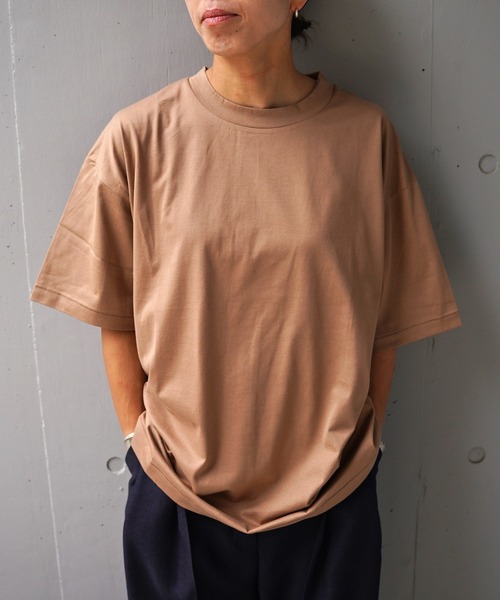 ATON - 【新品】  ATON / エイトン | SUVIN 60/2 OVERSIZED Tシャツ | 2 | ベージュ | レディース SUVIN 60/2 | OVERSIZED T-SHIRT – ATON | エイトン