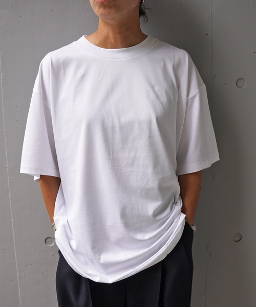 tシャツ ATON (エイトン) SUVIN 60/2 OVERSIZED S/S T-SHIRT レディース メンズ