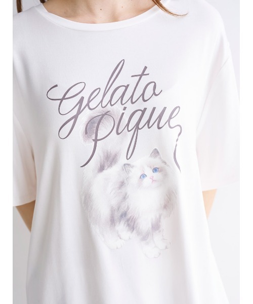 gelato pique パジャマ ルームウェア 「ONLINE限定」CAT柄ワン