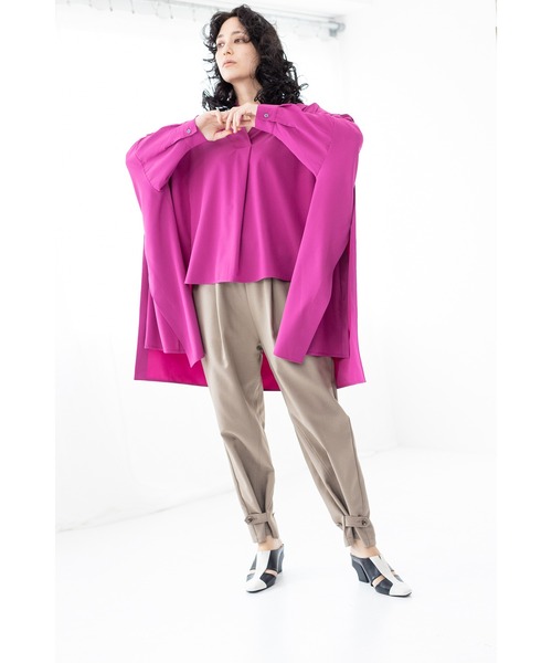 今季オズモーシス　アレンジパンツ OSMOSIS パンツ ボタンアレンジパンツ レディース : ZOZOTOWN