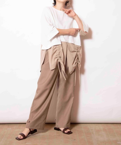 OSMOSIS（オズモーシス） パンツ ボタンアレンジパンツ レディース