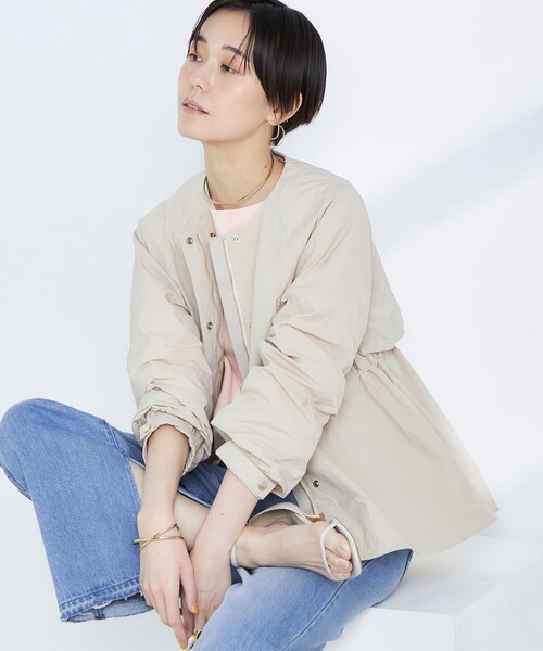 美品　NOLLEY'S ノーリーズ　マウンテンパーカー　ジャケット　38 NOLLEY'S 「NOLLEY'S」 マウンテンパーカー 38 ベージュ