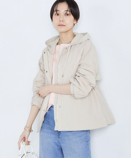 美品　NOLLEY'S ノーリーズ　マウンテンパーカー　ジャケット　38 NOLLEY'S 「NOLLEY'S」 マウンテンパーカー 38 ベージュ