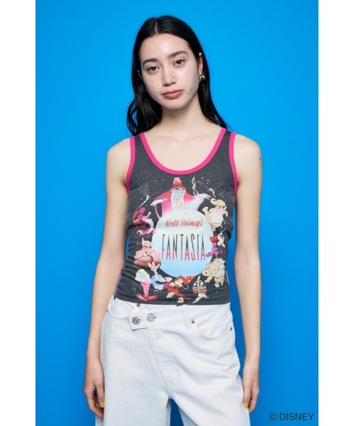 Disney SERIES CREATED by MOUSSY タンクトップ ノースリーブ MD