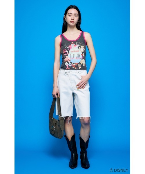 Disney SERIES CREATED by MOUSSY タンクトップ ノースリーブ MD