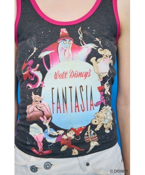 Disney SERIES CREATED by MOUSSY タンクトップ ノースリーブ MD