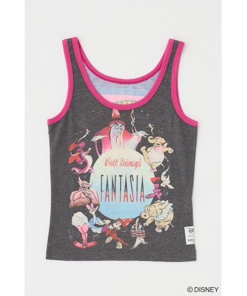 moussy タンクトップ　Disney Disney SERIES CREATED by MOUSSY タンクトップ ノースリーブ MD