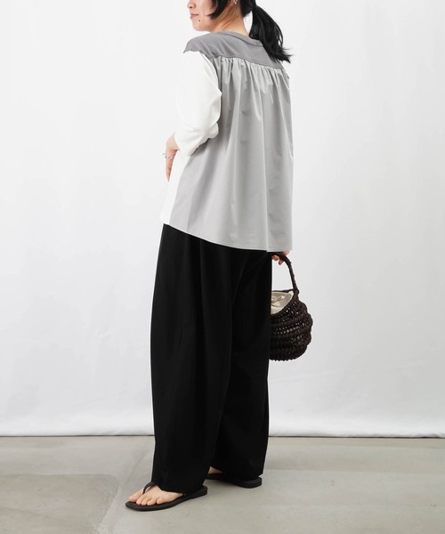 LADY LUCK LUCA tシャツ LC/LLL ロゴプリントドッキングクルー