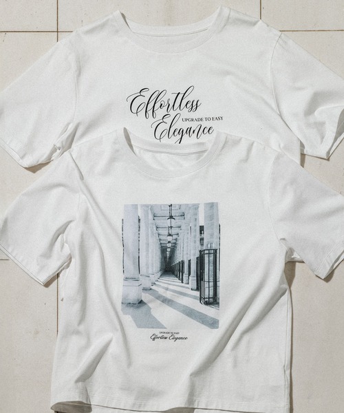 ROPE'（ロペ） tシャツ プリントTシャツ/イージーケア レディース
