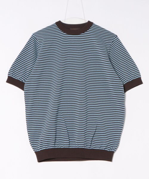 【美品】リナシェンテ　半袖ニット　メンズ RINASCENTE（リナシェンテ） ハイブリッド ニットTシャツ / 半袖