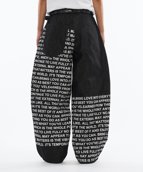 WISH FOR EVER ジーンズ DOCKING FONT RIGID DENIM / ドッキング