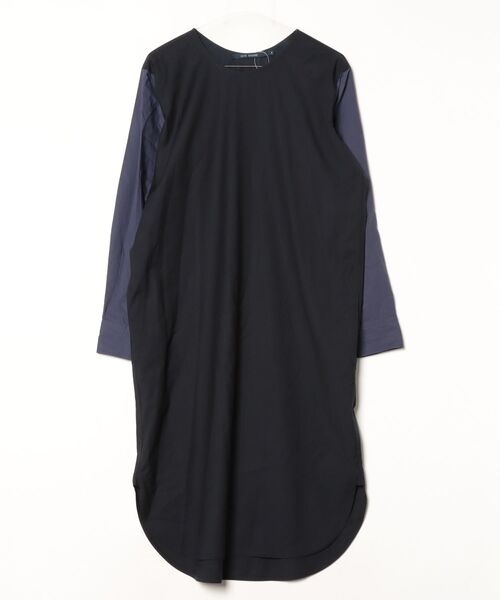 SOFIE D'HOORE（ソフィードール） 長袖ワンピース 38 ネイビー