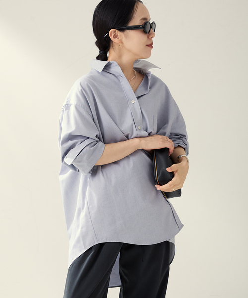 ブラウス シャツ 「追加」les Tendre ox loose シャツ レディース