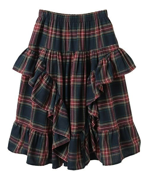 candy stripper スカート ボトムス Candy Stripper スカート FRILL CHECK : ZOZOTOWN Yahoo!店