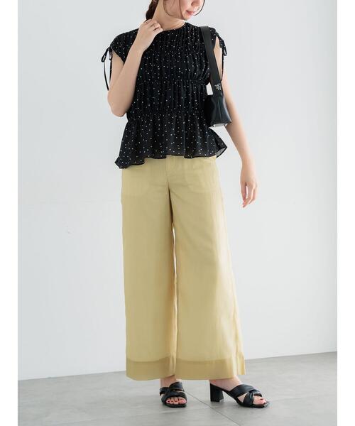 Te chichi パンツ シアーワイドパンツ レディース : ZOZOTOWN