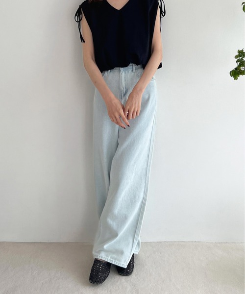 「Olu.」 デニムパンツ 0 ブルー レディース