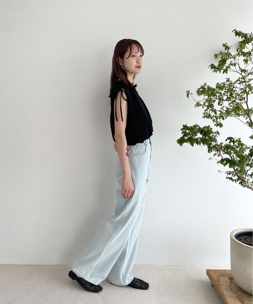 「Olu.」 デニムパンツ 0 ブルー レディース
