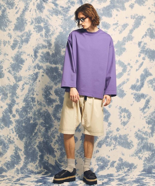 「MAISON SPECIAL」 長(zhǎng)袖Tシャツ 2 ブラック メンズ