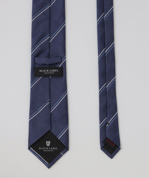 BLACK LABEL CRESTBRIDGE ブロックストライプタイ BLACK LABEL CRESTBRIDGE（ブラックレーベル クレストブリッジ
