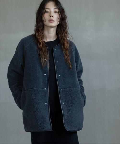 SONNYLABEL ブラックキルティングブルゾン URBAN RESEARCH Sonny Label コート アウター リバーシブルボア