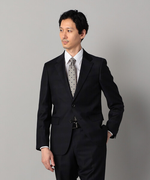 セレモニースーツ カジュアルスーツ 「IL PRINCIPE」「セットアップ対応」尾州産  タータンチェック ジャケット メンズの画像