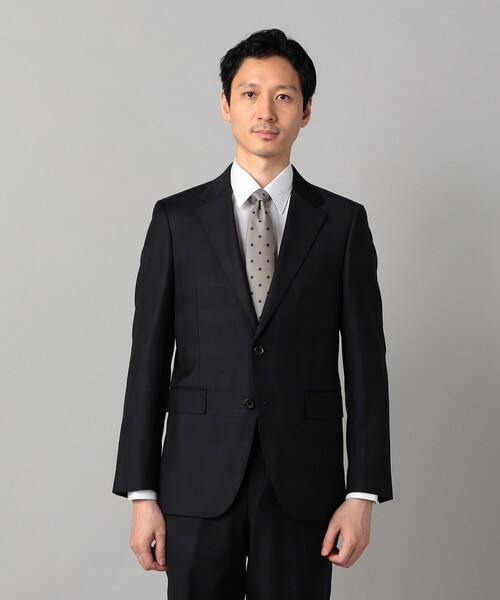 セレモニースーツ カジュアルスーツ 「IL PRINCIPE」「セットアップ対応」尾州産  タータンチェック ジャケット メンズの画像