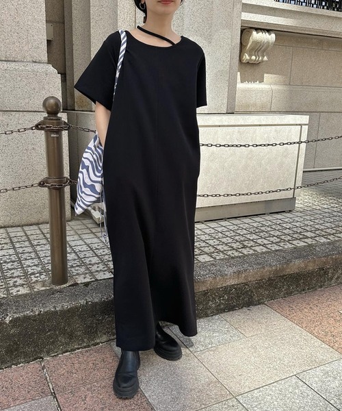 select MOCA（セレクトモカ） 半袖ワンピース FREE ブラック